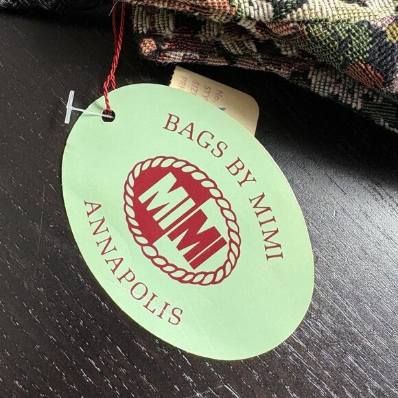 Vintage 90s Floral Tapestry Purse Handbag Convertible Bags by Mimi NEW/NWT - Picture 5 of 9